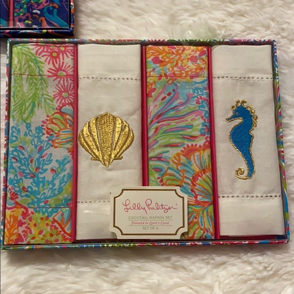 Lilly Pulitzer cocktail napkin bundle - Picture 2 of 5